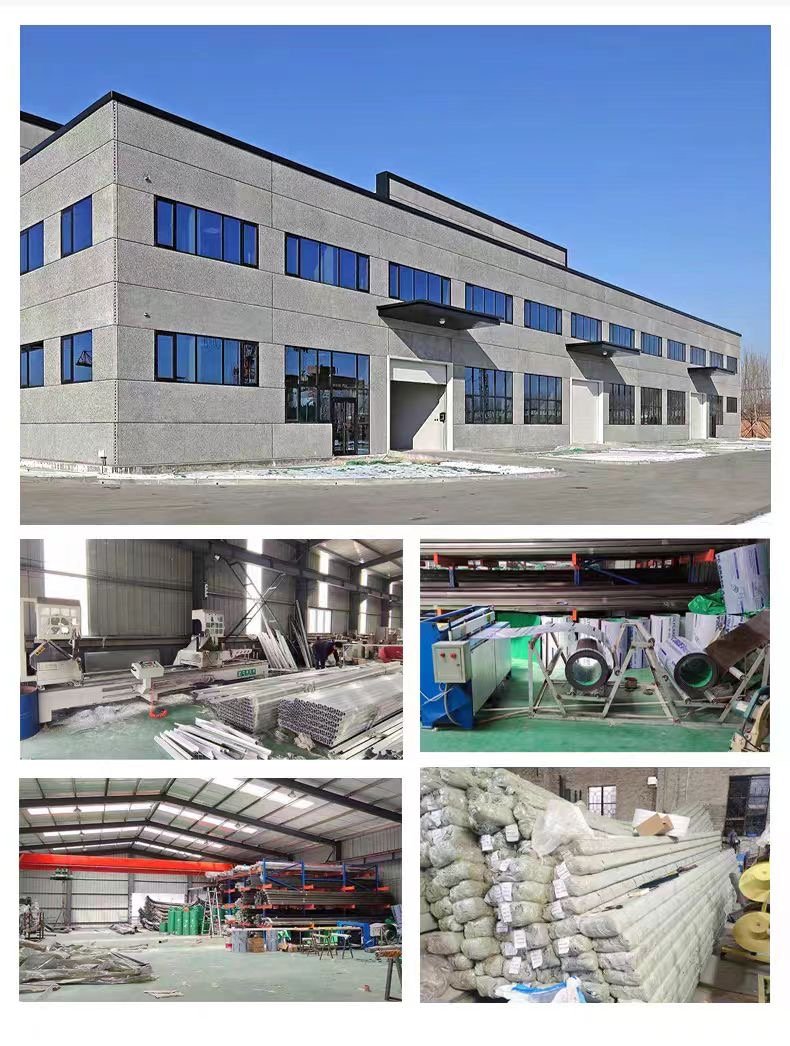 LINGYUE aluminum pergola and retractable awning factory with profile processing workshops and packaged components