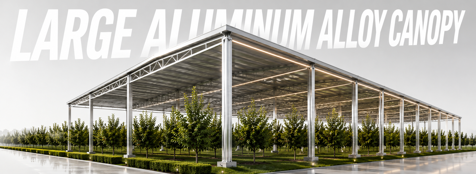 Premium outdoor aluminum shelter project