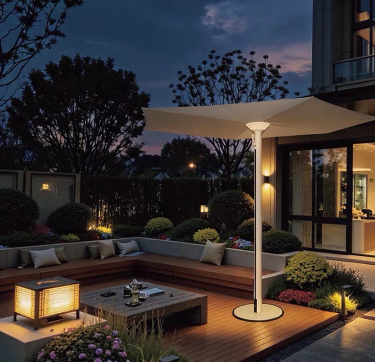Evening Terrace Lighting