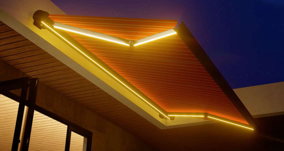 DQ-A full cassette awning deployed state