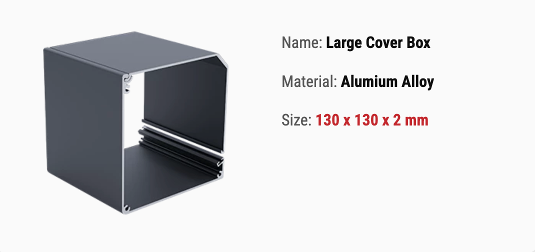 Large Cover Box for zip screen blinds