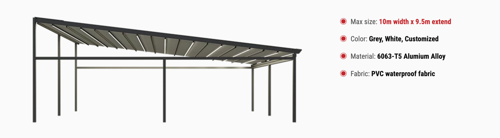 Retractable Roof T900 product overview and specifications