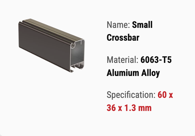 T900 Small Crossbar