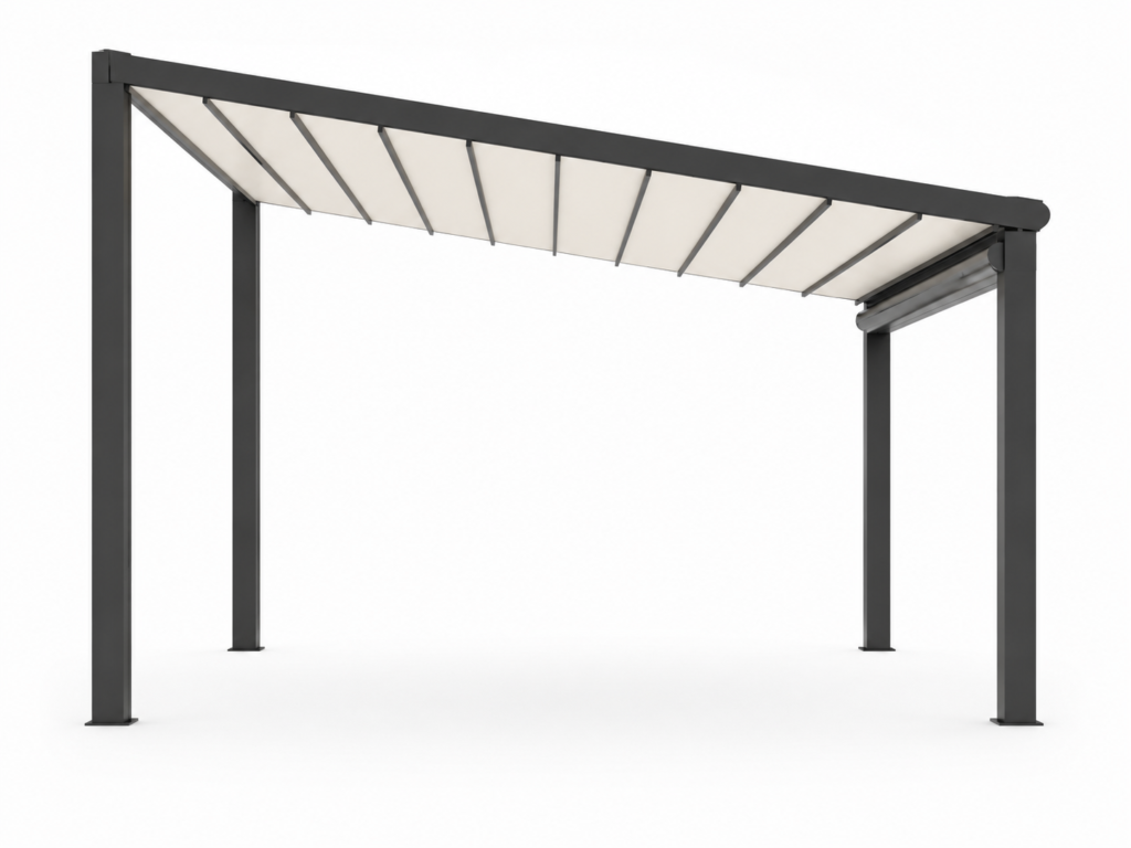 Motorized Retractable Awning outdoor shading system