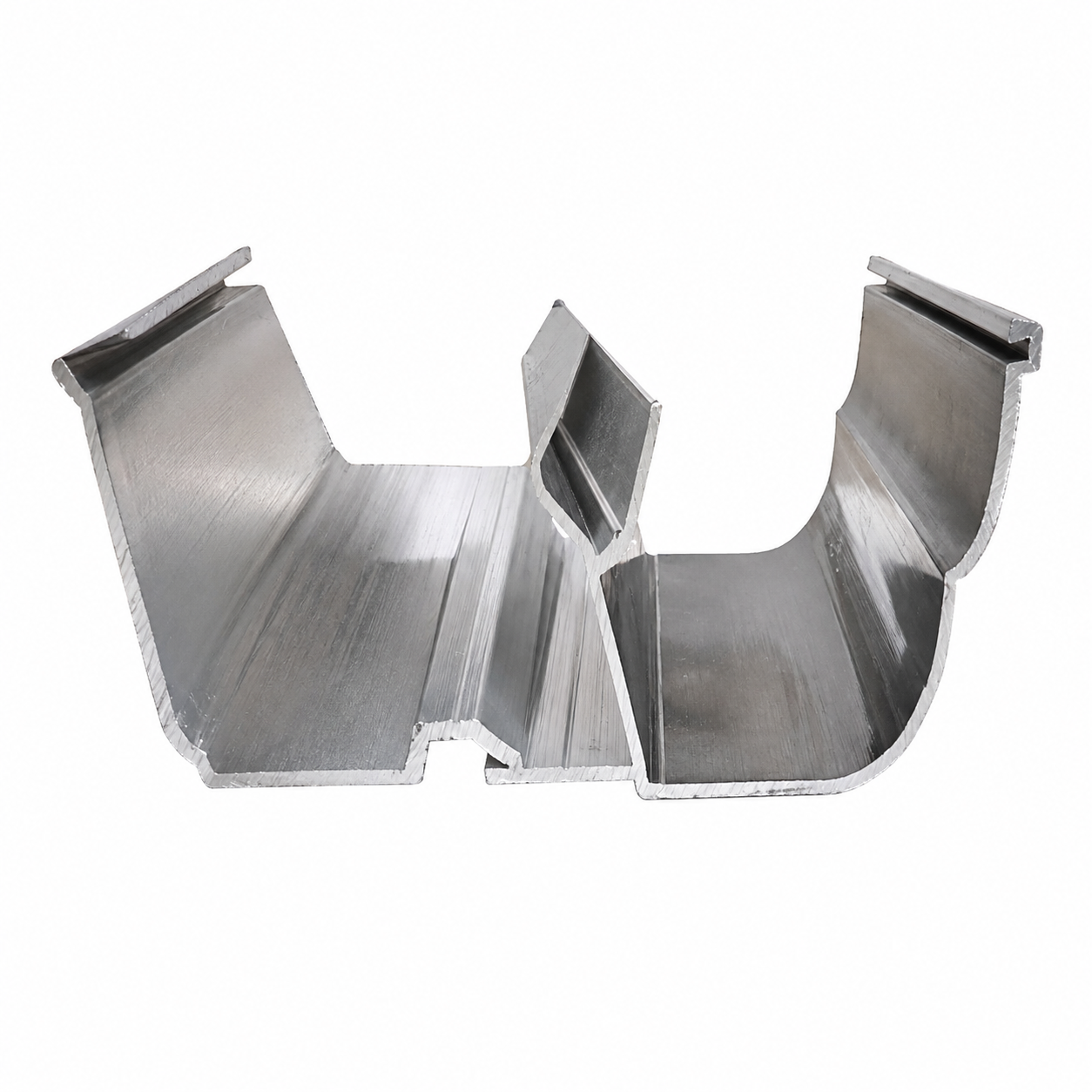 Integrated gutter profile for aluminum rain canopy