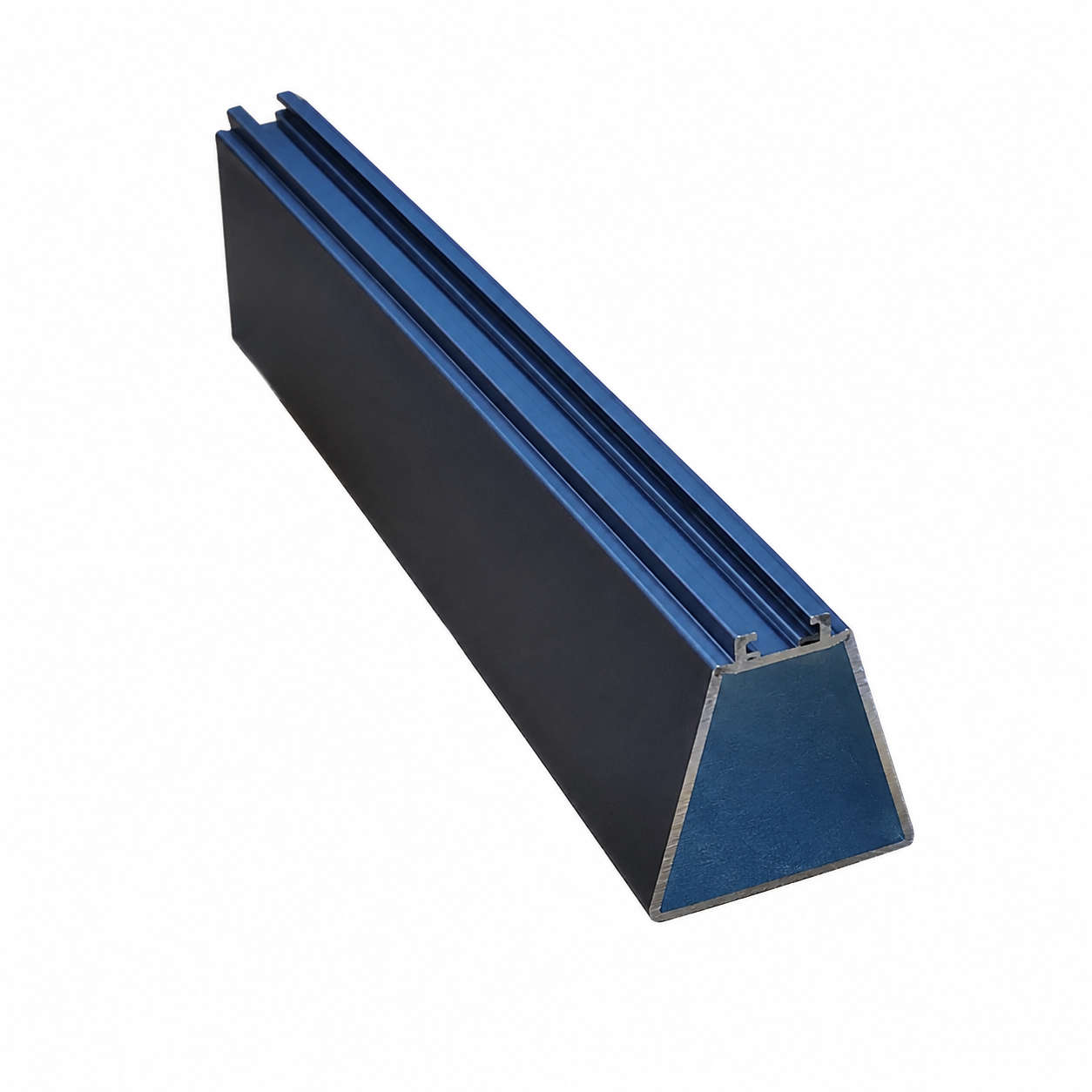 Small support profile for aluminum rain canopy